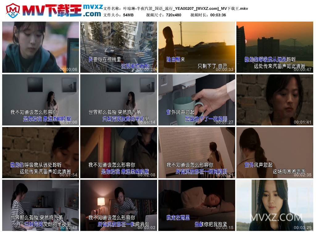 叶琼琳-半夜汽笛_国语_流行_YEA00207